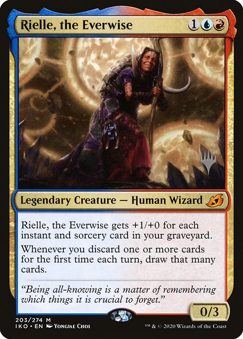 Rielle, the Everwise (Ikoria: Lair of Behemoths Promos #203p)