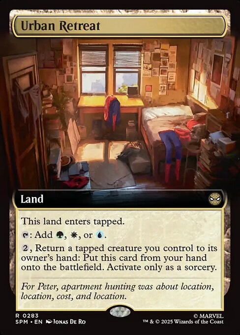 Urban Retreat magic the gathering card art