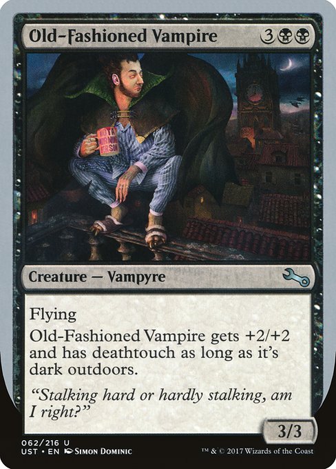 Old-Fashioned Vampire card image