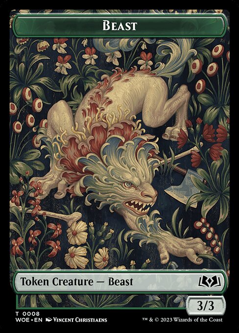 Beast (Wilds of Eldraine Tokens #8)