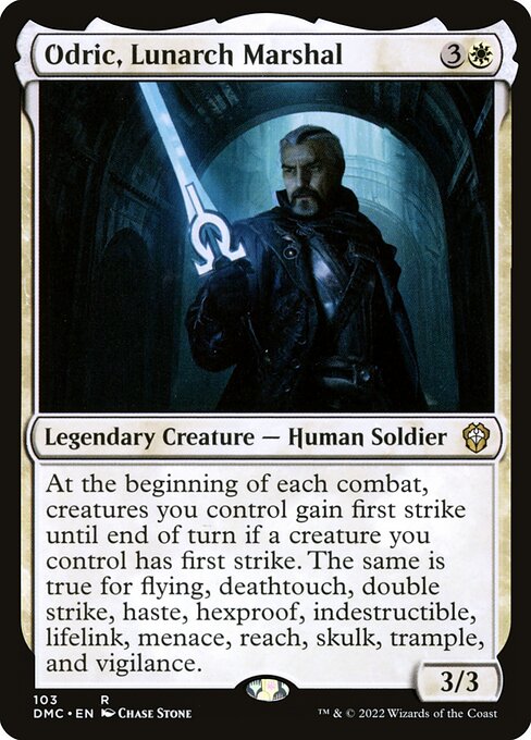 Odric, Lunarch Marshal (dmc) 103 Odric, Lunarch Marshal (dmc) 103