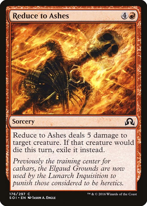 Reduce to Ashes (Shadows over Innistrad #176)