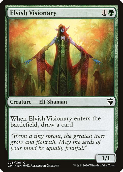 Elvish Visionary (Commander Legends #223)