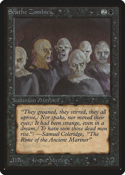 Scathe Zombies (Limited Edition Beta #126)