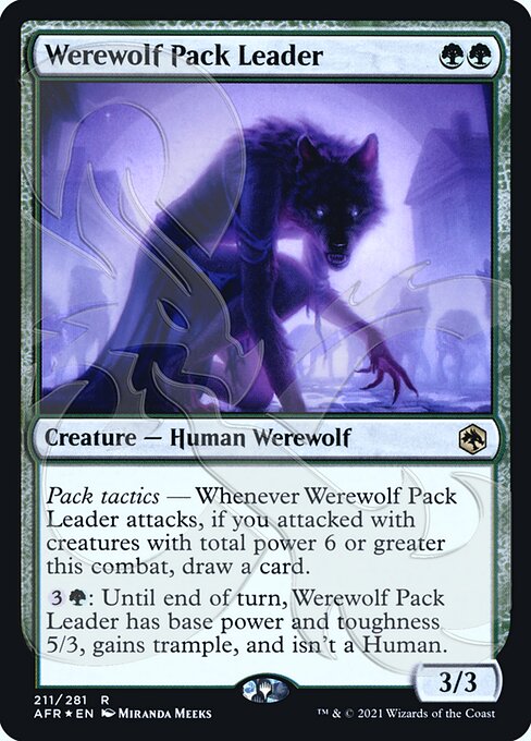 Werewolf Pack Leader (Adventures in the Forgotten Realms Promos #211a)