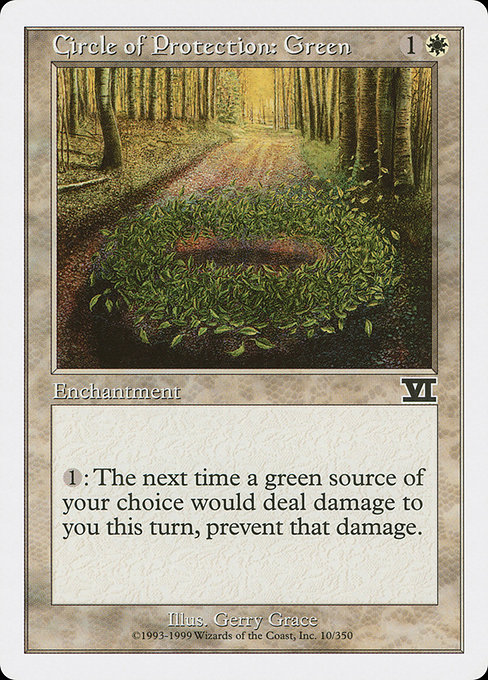 Circle of Protection: Green (Classic Sixth Edition #10)