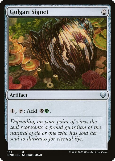 Golgari Signet (Phyrexia: All Will Be One Commander #131)