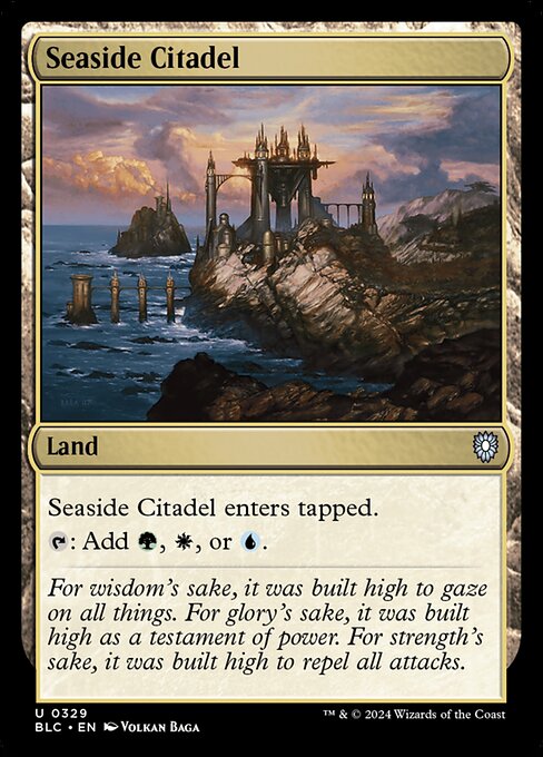 Seaside Citadel (Bloomburrow Commander #329)