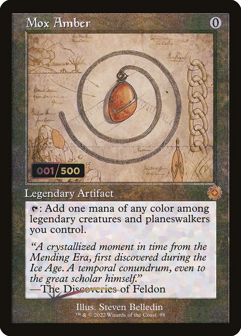 Mox Amber (The Brothers' War Retro Artifacts #98z)