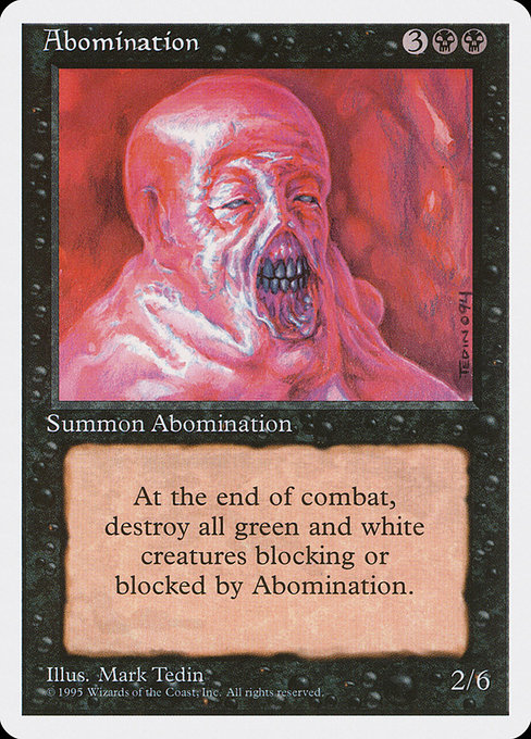 Abomination (Fourth Edition #117)