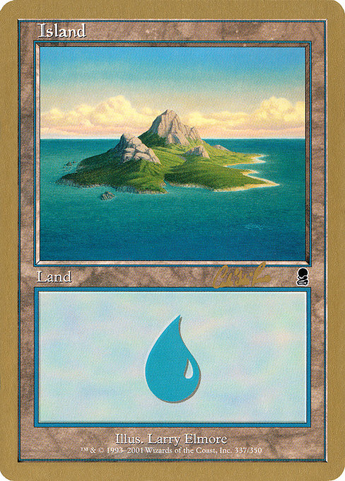 Island (World Championship Decks 2002 #cr337b)