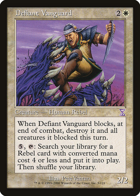 Defiant Vanguard (Time Spiral Timeshifted #5)