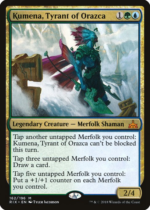 Kumena, Tyrant of Orazca card image