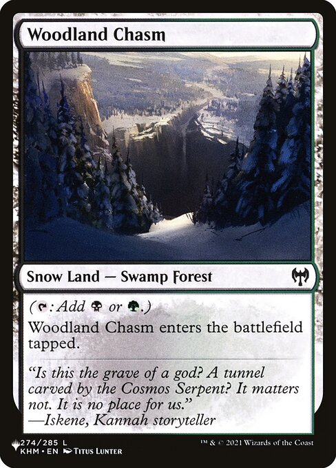 Woodland Chasm (The List #KHM-274)