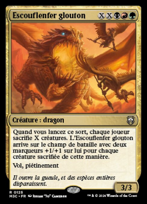 Gluttonous Hellkite (Modern Horizons 3 Commander #125)