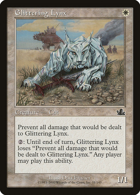 Glittering Lynx card image