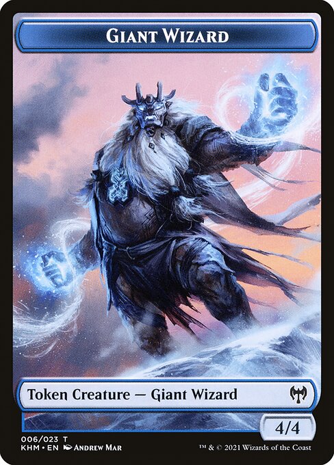 Giant Wizard (Kaldheim Tokens #6)