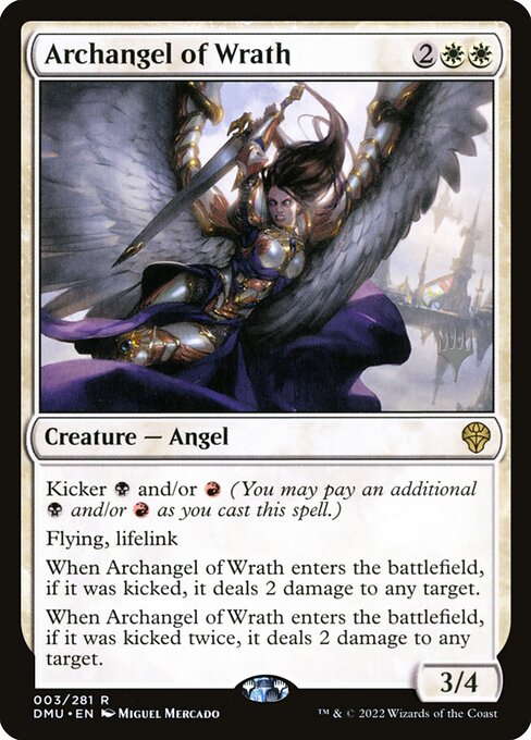 Archangel of Wrath (Dominaria United Promos #3p)