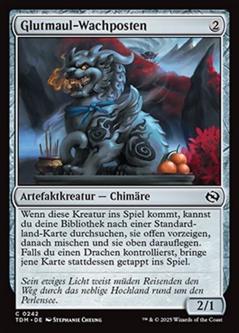 Glutmaul-Wachposten
