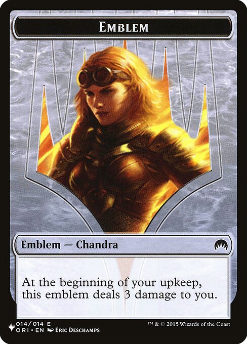 Chandra, Roaring Flame Emblem (The List #TORI-14)
