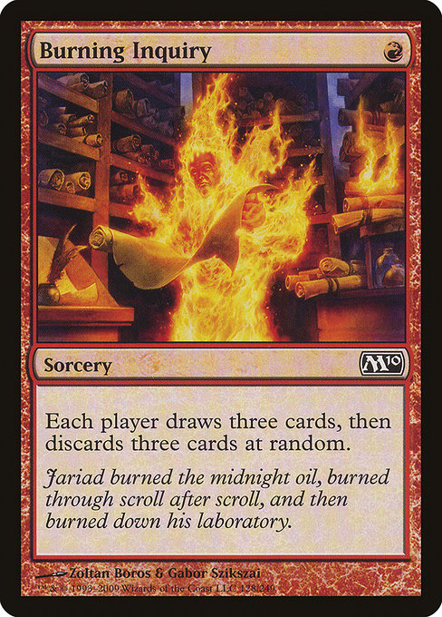 Burning Inquiry (Magic 2010 #128)