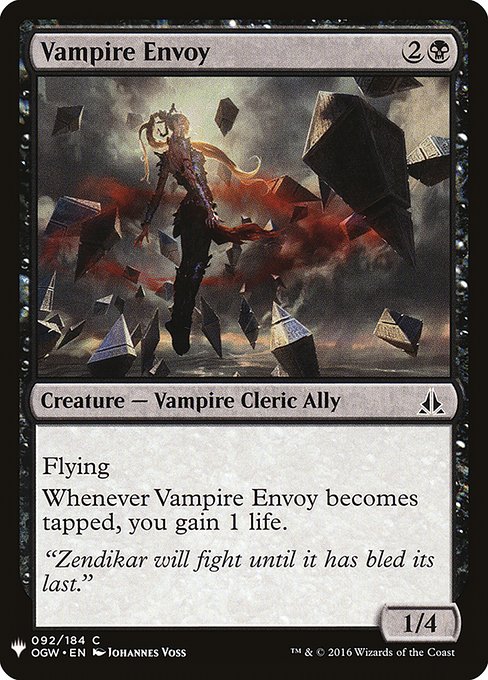 Vampire Envoy (Mystery Booster #810)