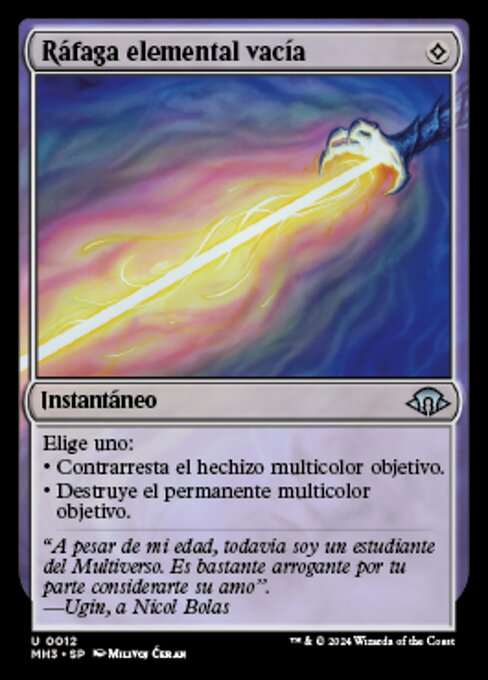 Null Elemental Blast (Modern Horizons 3 #12)