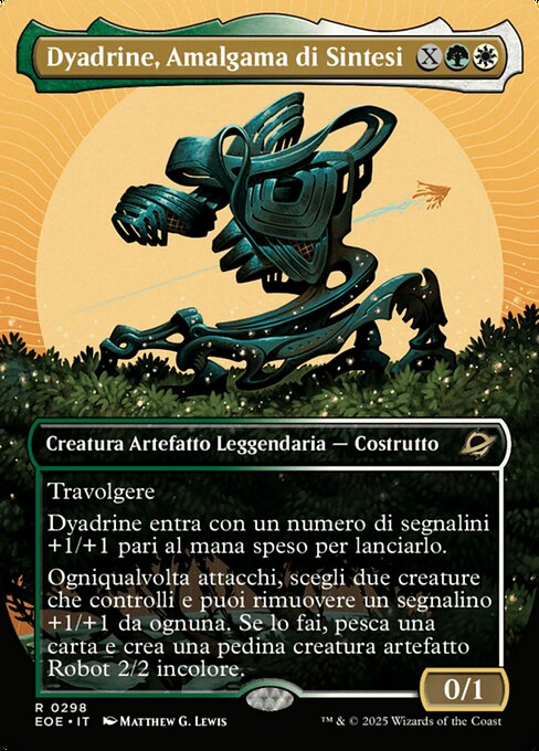 Dyadrine, Synthesis Amalgam