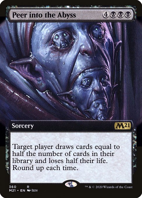Peer into the Abyss (Core Set 2021 #360)