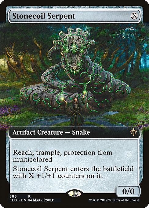 Stonecoil Serpent (Throne of Eldraine #385)