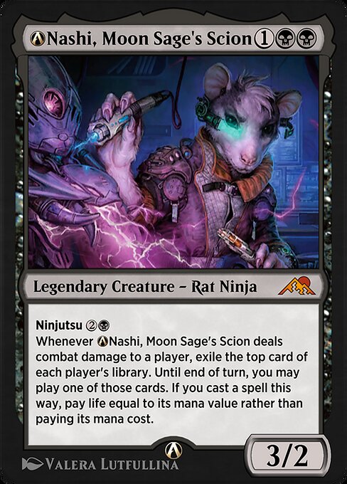 A-Nashi, Moon Sage's Scion (Kamigawa: Neon Dynasty #A-114)