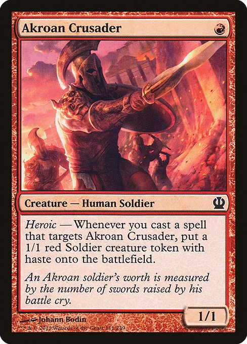 Akroan Crusader card image