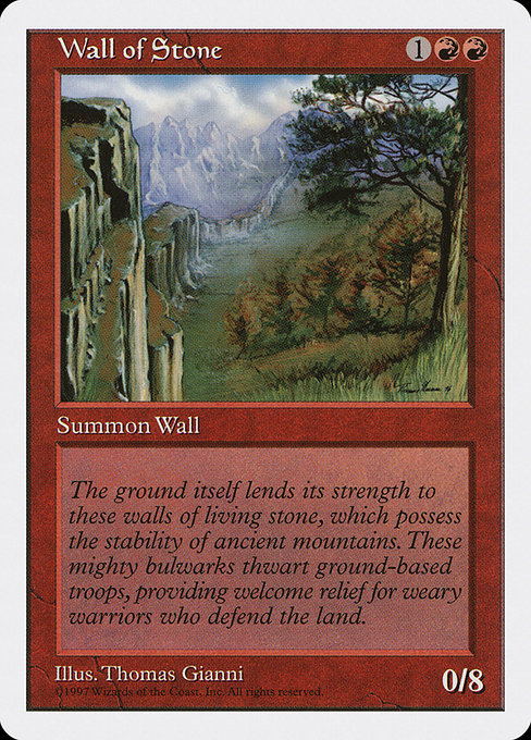 Wall of Stone (Fifth Edition #274)