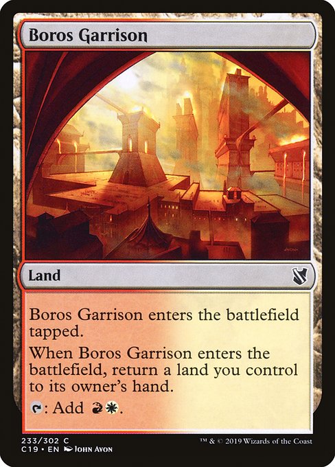 Boros Garrison (Commander 2019 #233)