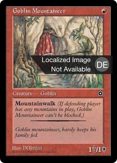 Goblin Mountaineer (Portal Second Age #101)