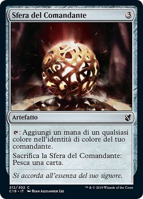 Commander's Sphere (Commander 2019 #212)