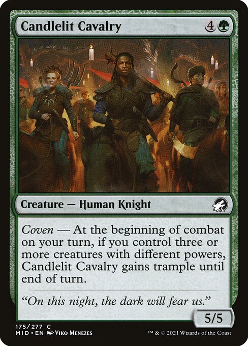Cavalerie aux chandelles|Candlelit Cavalry