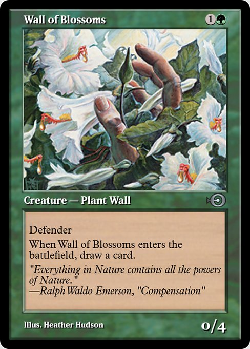 Wall of Blossoms (Magic Online Promos #36084)