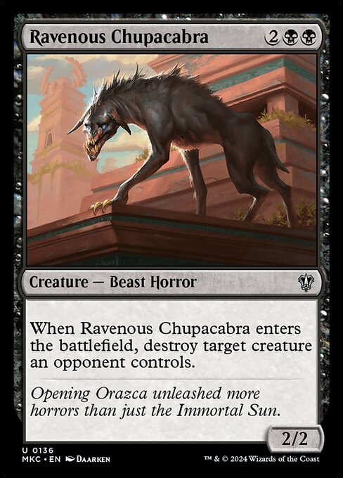 Ravenous Chupacabra (Murders at Karlov Manor Commander #136)