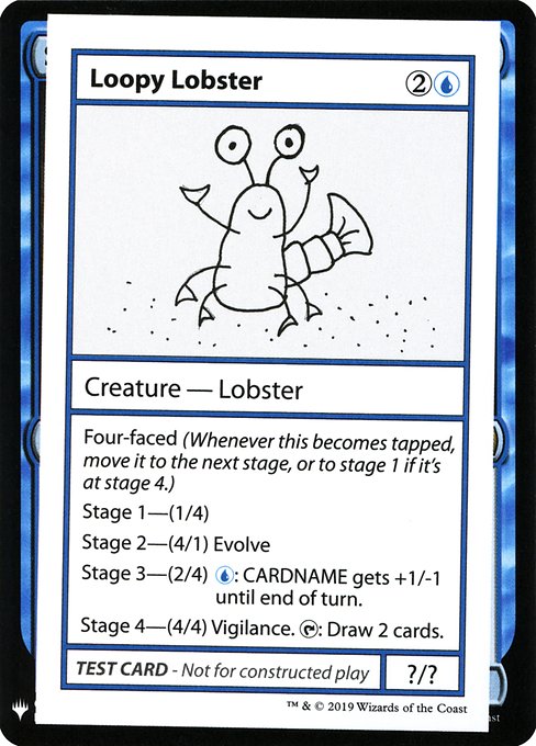 Loopy Lobster (Mystery Booster Playtest Cards 2019 #26)