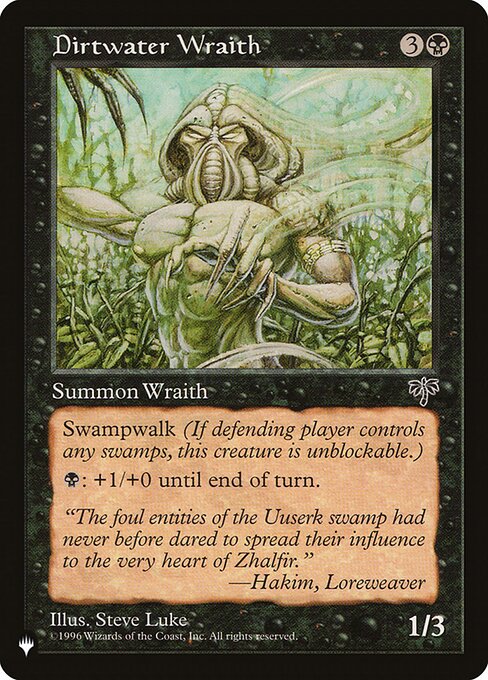 Dirtwater Wraith (The List #MIR-117)