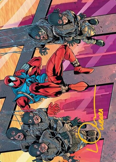 Scarlet Spider, Ben Reilly // Scarlet Spider, Ben Reilly magic the gathering card art