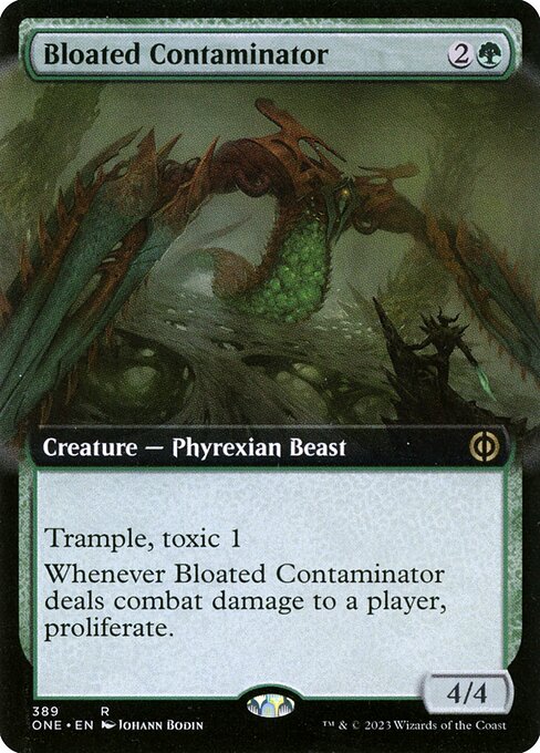 Bloated Contaminator – Extended Art (Foil Phyrexia: All Will Be One)