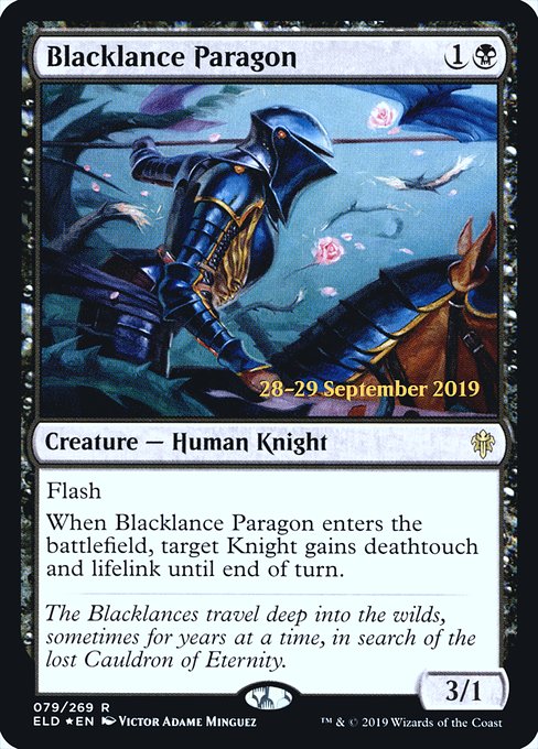 Blacklance Paragon (Throne of Eldraine Promos #79s)
