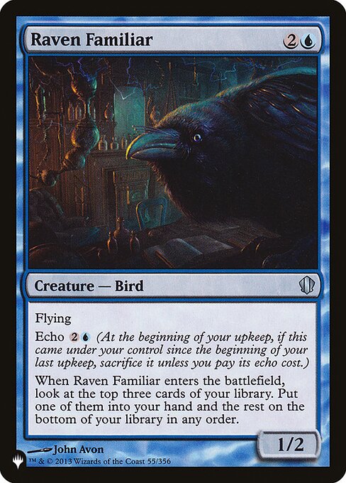 Raven Familiar (The List #C13-55)