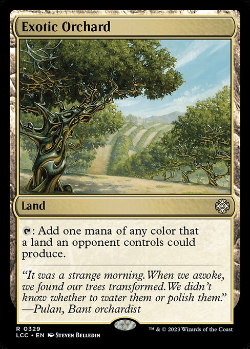 Exotic Orchard (The Lost Caverns of Ixalan Commander #329)