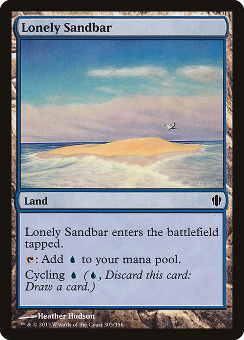 Lonely Sandbar (Commander 2013 #305)
