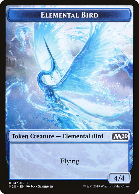 Elemental Bird Token