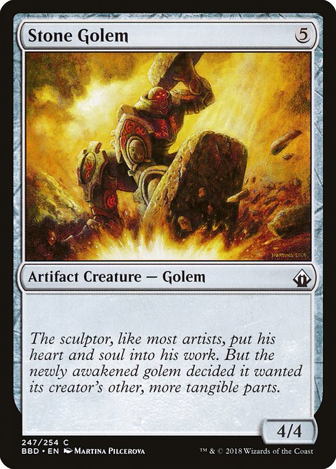 Stone Golem (Battlebond #247)