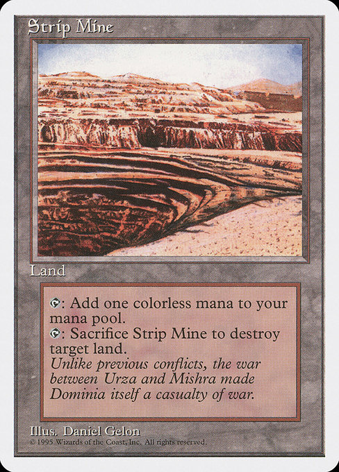 Strip Mine · Fourth Edition (4ED) #363 · Scryfall Magic The